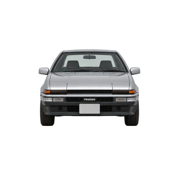 Toyota Trueno 2000 argent, vue avant
