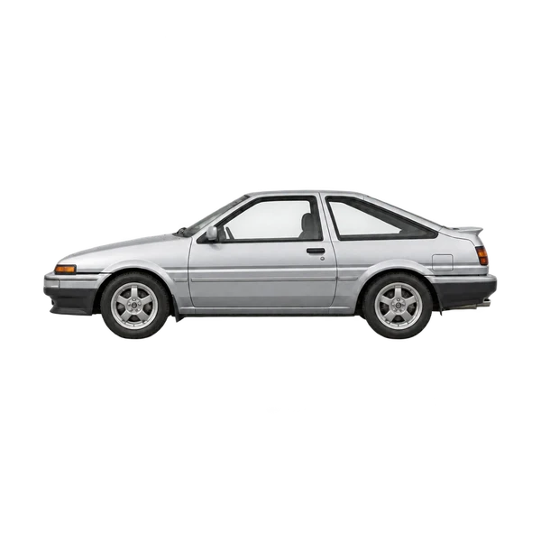 Toyota Trueno 2000 argent, vue côté (vers la gauche)