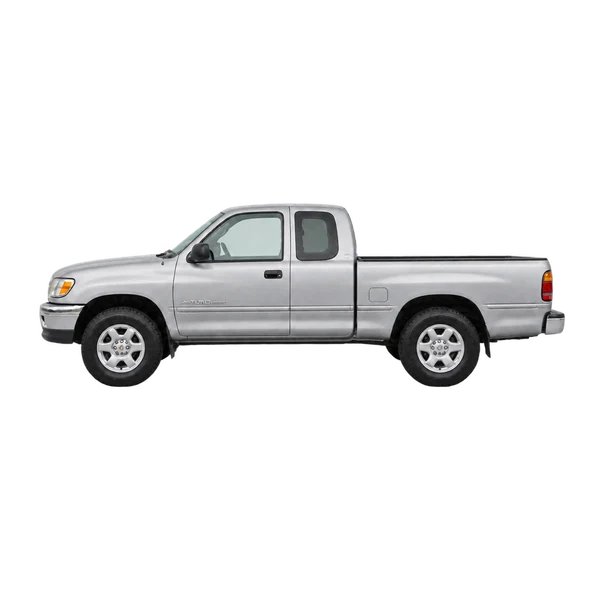 silver 1995 Toyota Tundra side (facing left) view