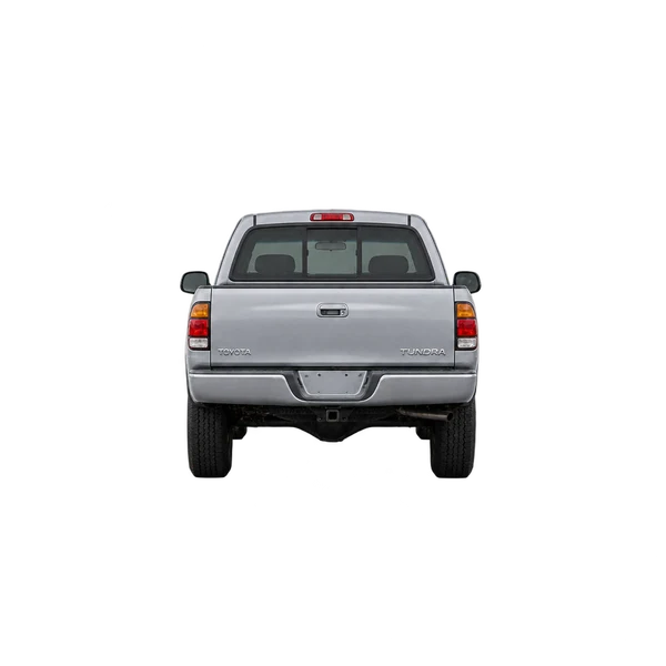 silver 2000 Toyota Tundra rear view