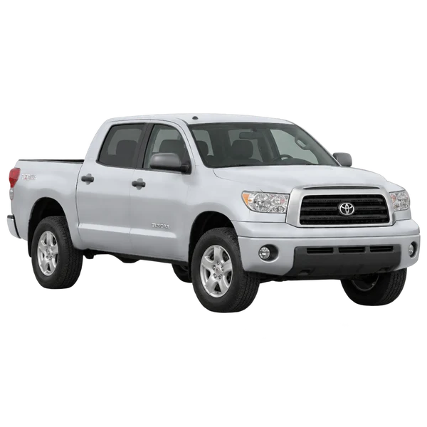 silver 2007 Toyota Tundra front three-quarter (facing left) view