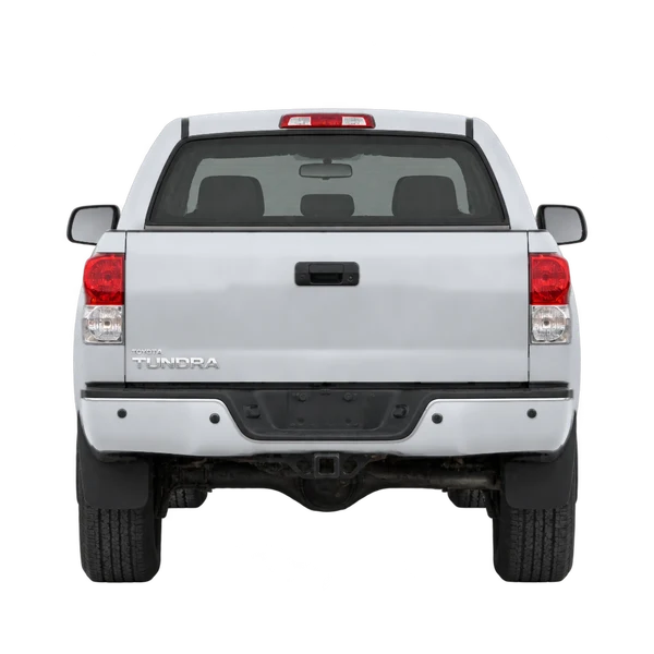 シルバーの2012 Toyota Tundra（リアビュー）
