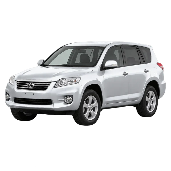 Toyota Vanguard 2012 en plateado, vista frontal tres cuartos (hacia la izquierda)