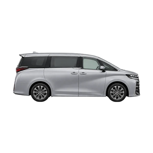 2025 Toyota Vellfire in Silber, Ansicht: Seite (nach rechts gewandt)