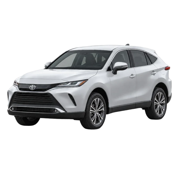 Toyota Venza 2021 en plateado, vista frontal tres cuartos (hacia la izquierda)