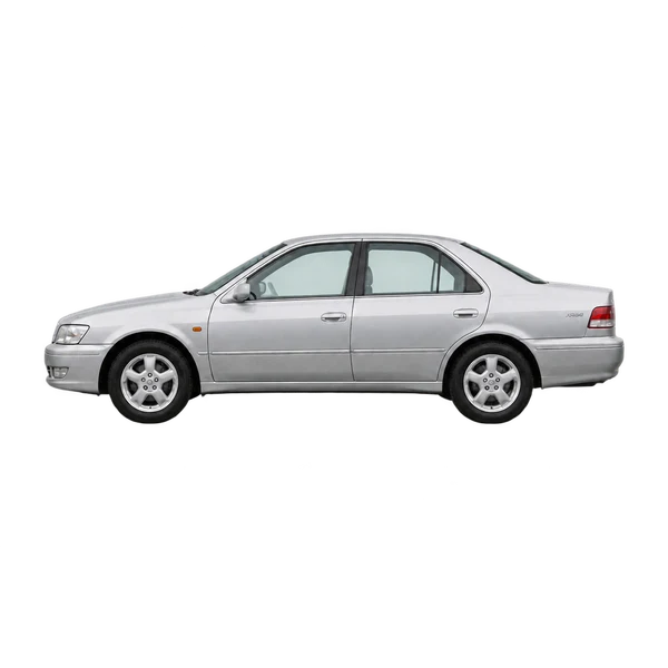 Toyota Vista 2000 باللون فضي، منظر جانبي (متجه إلى اليسار)