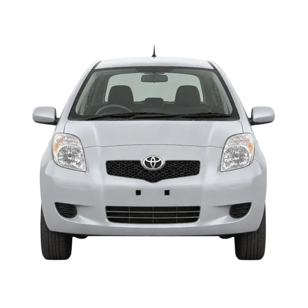 Toyota Vitz 2005 prata, vista frente