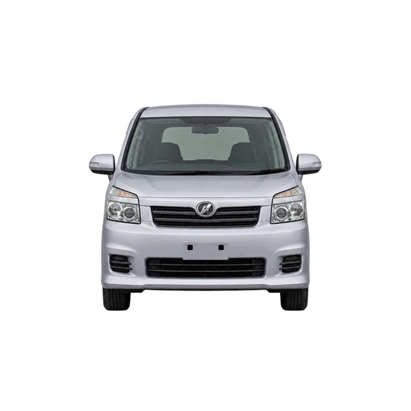 Toyota Voxy 2012 باللون فضي، منظر أمامي