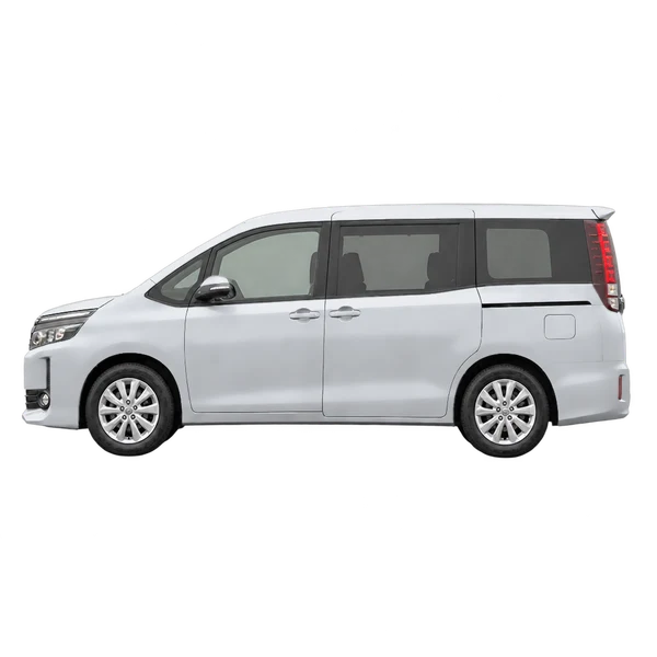 2015 Toyota Voxy in Silber, Ansicht: Seite (nach links gerichtet)