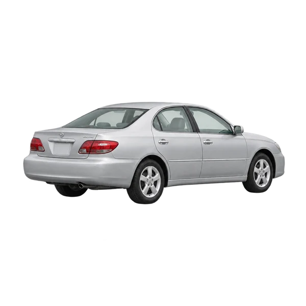 2000 Toyota Windom in Silber, Ansicht: Dreiviertelansicht von hinten (nach links gerichtet)