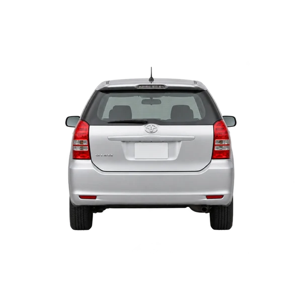 シルバーの2005 Toyota Wish（リアビュー）