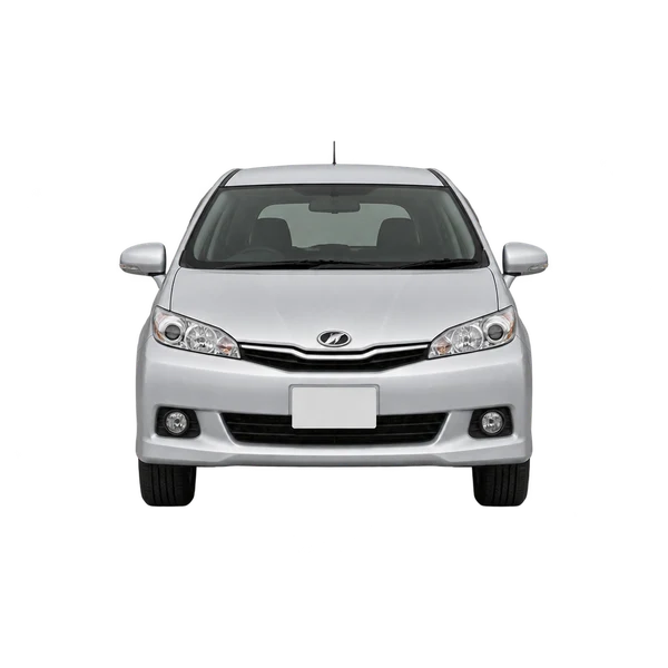 Toyota Wish 2015 en plateado, vista frontal