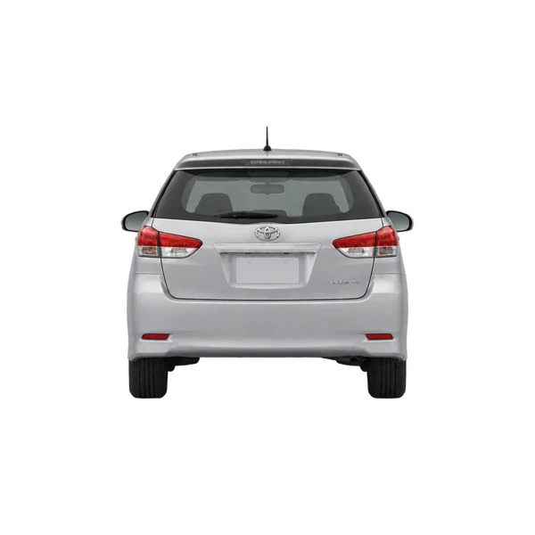 Toyota Wish 2015 en plateado, vista trasera