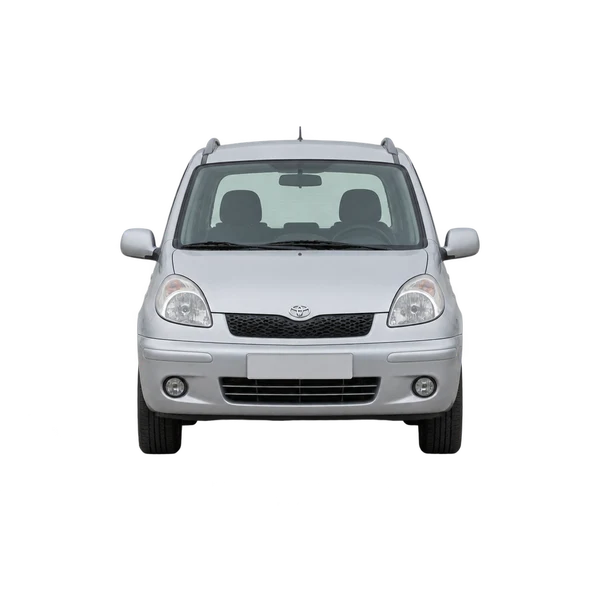 2000 Toyota Yaris Verso in Silber, Ansicht: Front