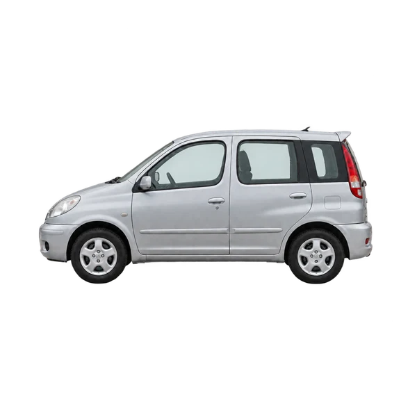 2000 Toyota Yaris Verso in Silber, Ansicht: Seite (nach links gerichtet)