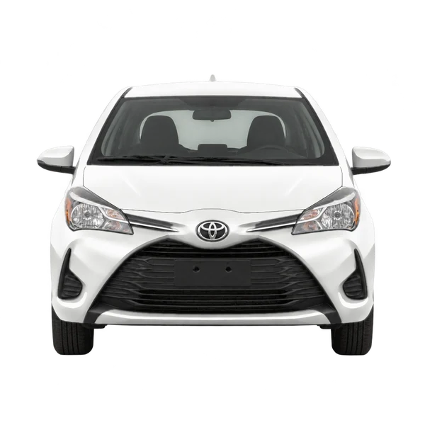 2021 Toyota Yaris in weiß, Ansicht: Front