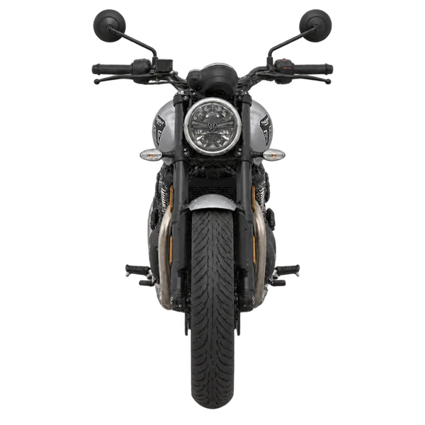 2026 Triumph Speed 400 in Silber, Ansicht: Front