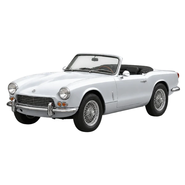 2023 TRIUMPH SPITFIRE — Front three-quarter (facing left)، silver