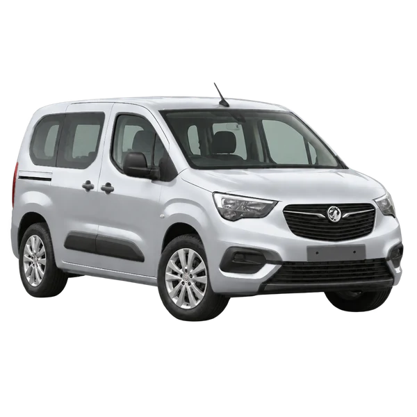 silver 2025 Vauxhall Combo front three-quarter (facing right) view