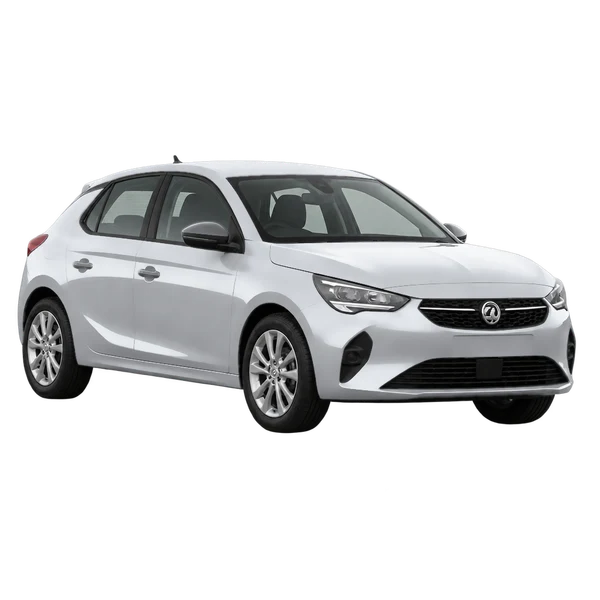 Vauxhall Corsa 2020 en plateado, vista frontal tres cuartos (hacia la izquierda)