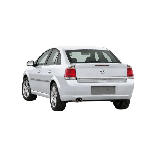 2007 Vauxhall Vectra in Silber, Ansicht: Heck