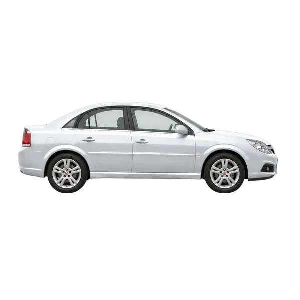 2007 Vauxhall Vectra in Silber, Ansicht: Seite (nach rechts gewandt)