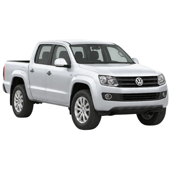 2021 Volkswagen Amarok in Silber, Ansicht: Dreiviertelansicht vorne (nach rechts)