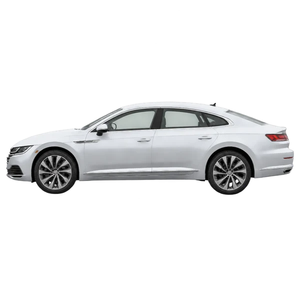 Volkswagen Arteon 2017 argent, vue côté (vers la gauche)