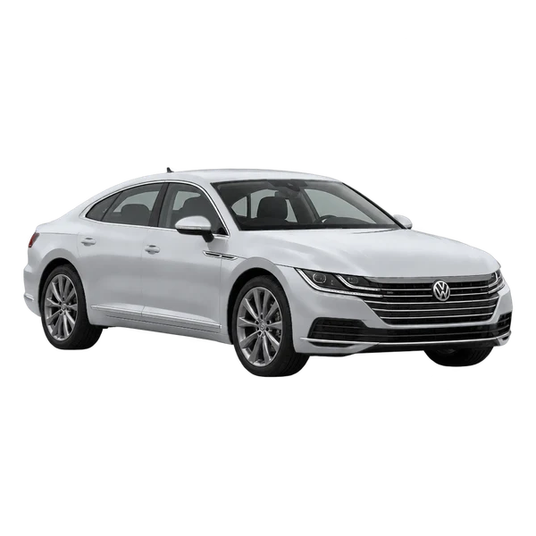 2021 Volkswagen Arteon in Silber, Ansicht: Dreiviertelansicht vorne (nach links gerichtet)