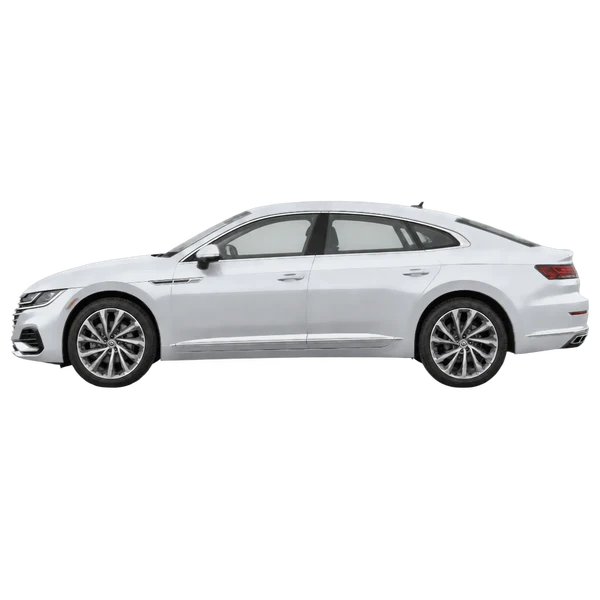 2024 Volkswagen Arteon in Silber, Ansicht: Seite (nach links gerichtet)