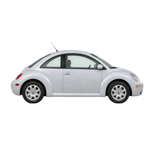 Volkswagen Beetle 1998 argent, vue profil (tourné vers la droite)