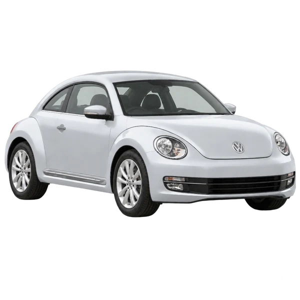 silver 2016 Volkswagen Beetle front three-quarter (facing right) view