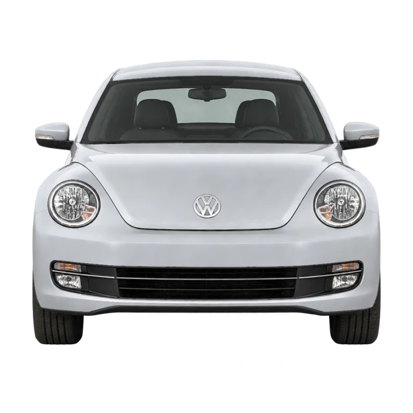 Volkswagen Beetle 2017 en plateado, vista frontal