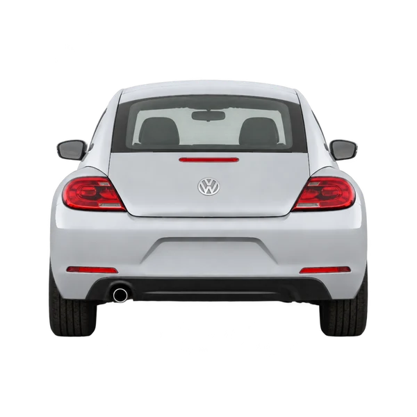 Volkswagen Beetle 2017 en plateado, vista trasera