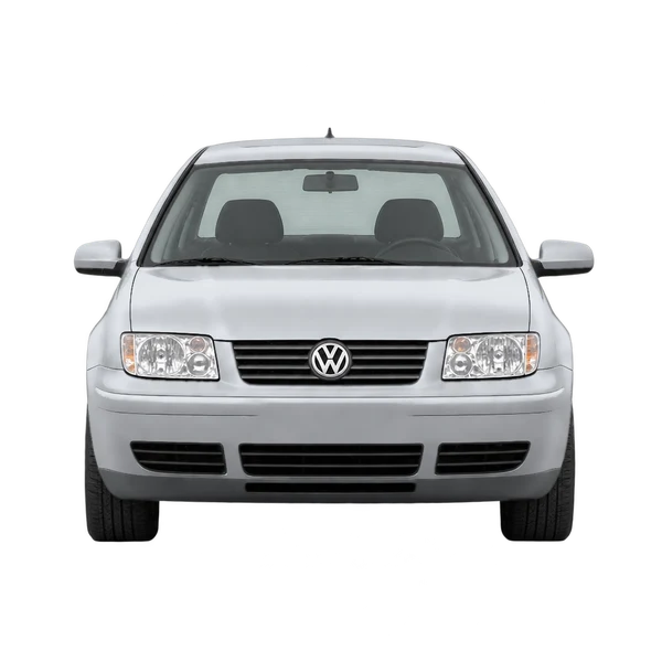 Volkswagen Bora 2002 en plateado, vista frontal