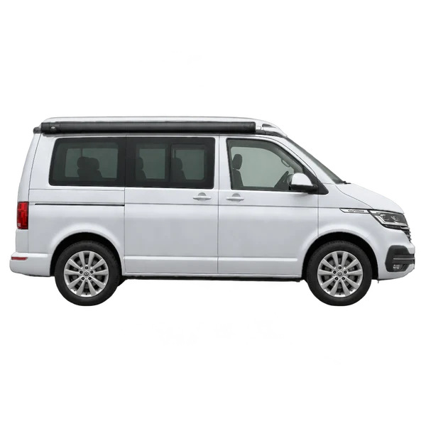 2021 Volkswagen California in Silber, Ansicht: Seite (nach rechts gewandt)