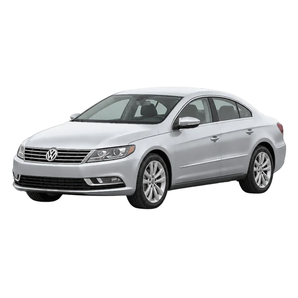 Volkswagen CC 2013 باللون فضي، منظر منظر أمامي بزاوية ثلاثة أرباع (متجه لليسار)