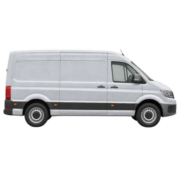 2015 Volkswagen Crafter in Silber, Ansicht: Seite (nach rechts gewandt)