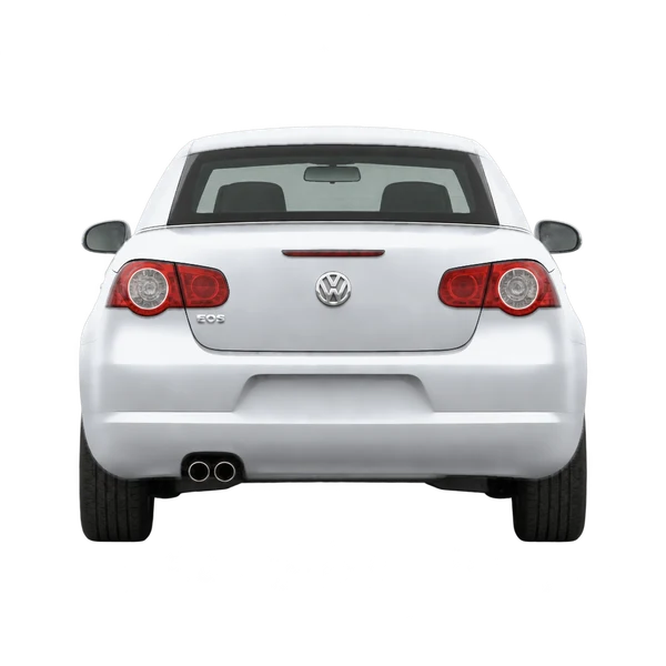 2007 Volkswagen Eos in Silber, Ansicht: Heck