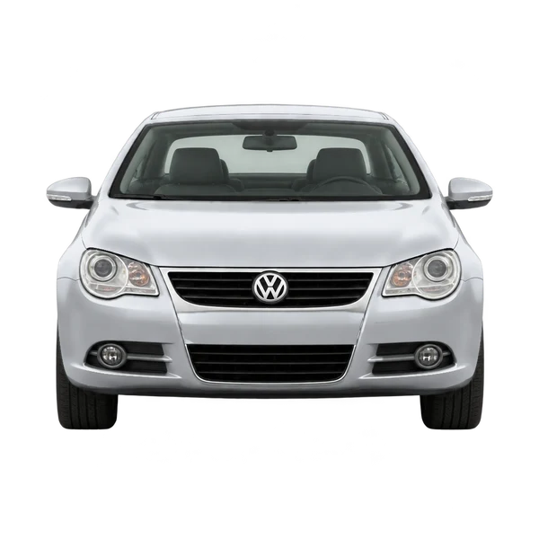 Volkswagen Eos 2012 باللون فضي، منظر أمامي