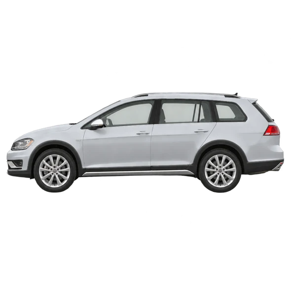 2017 Volkswagen Golf Alltrack in Silber, Ansicht: Seite (nach links gerichtet)