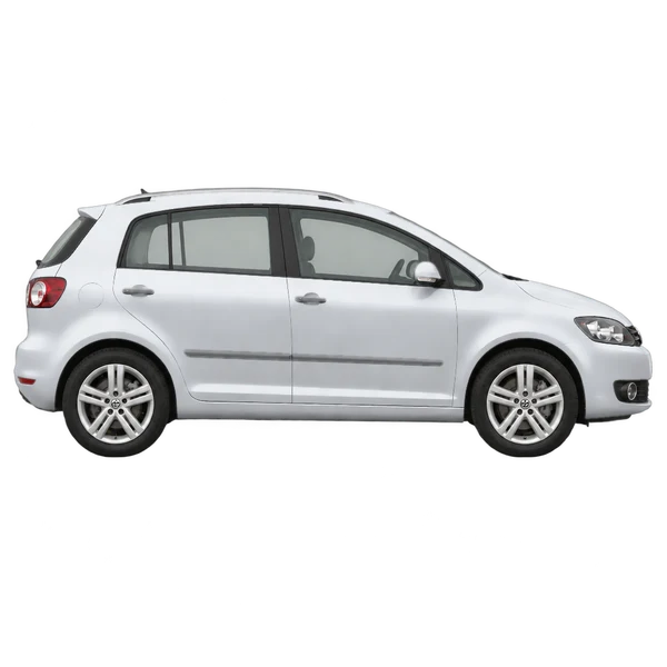 Volkswagen Golf Plus 2011 argent, vue profil (tourné vers la droite)