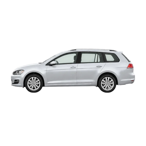2015 Volkswagen Golf Variant in Silber, Ansicht: Seite (nach links gerichtet)
