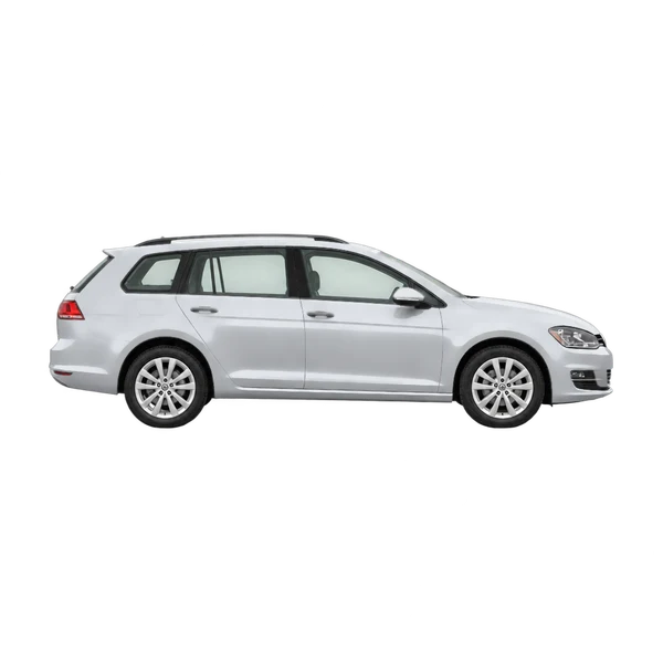 2015 Volkswagen Golf Variant in Silber, Ansicht: Seite (nach rechts gewandt)