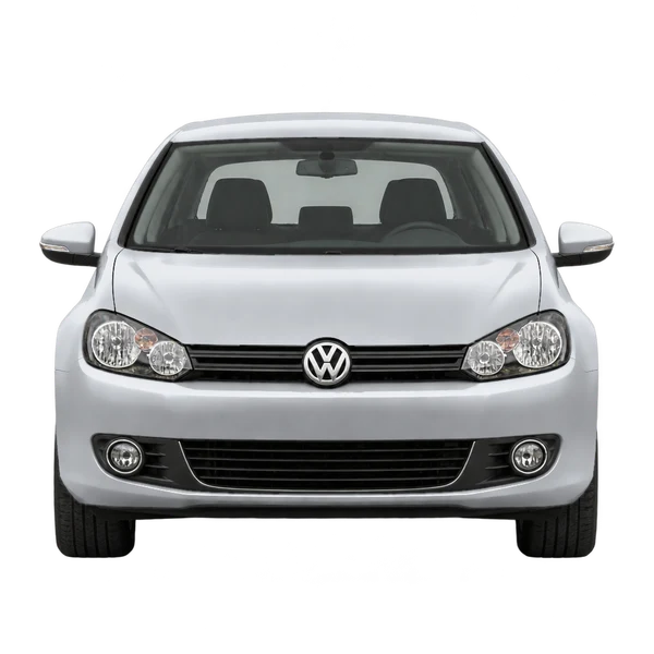 2012 Volkswagen Golf VI in Silber, Ansicht: Front