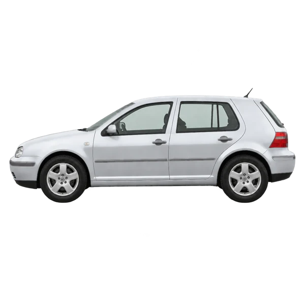 1999 Volkswagen Golf in Silber, Ansicht: Seite (nach links gerichtet)