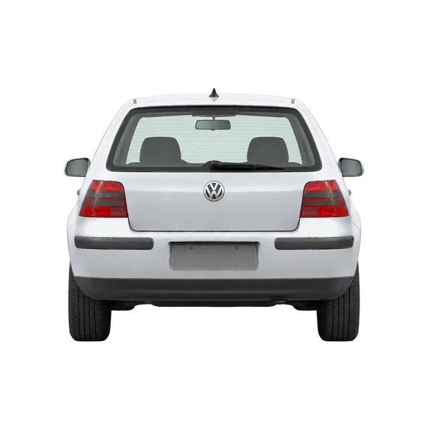 silver 2002 Volkswagen Golf rear view