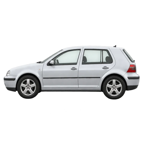 2005 Volkswagen Golf in Silber, Ansicht: Seite (nach links gerichtet)