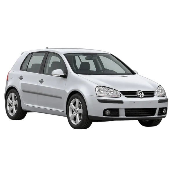 silver 2007 Volkswagen Golf front three-quarter (facing left) view