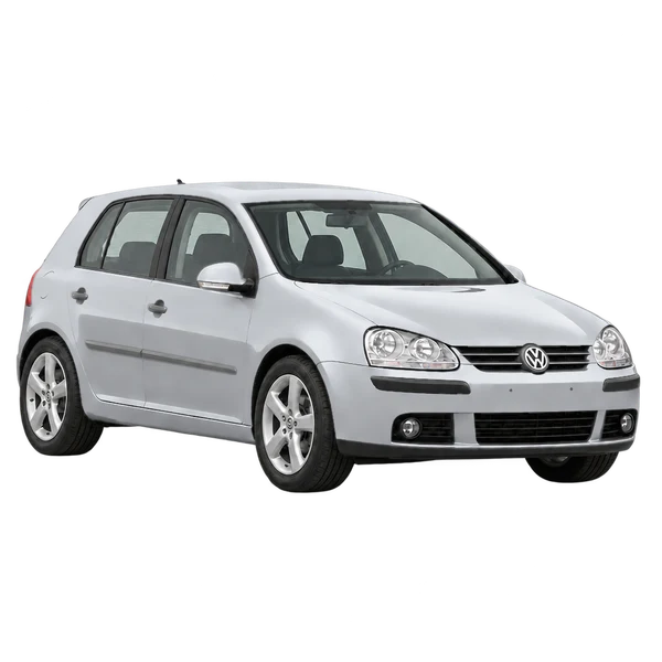 silver 2007 Volkswagen Golf front three-quarter (facing right) view